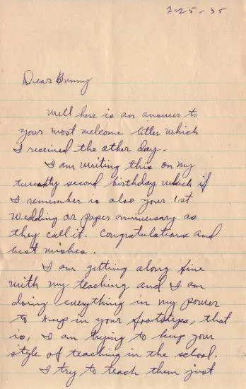 Mel Bay Letter