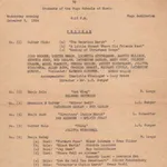 Concert – December 5, 1934 — Genevieve “Bunny” Longo