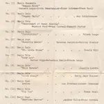Recital February 3, 1934 — Genevieve “Bunny” Longo