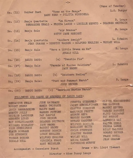 Concert – December 5, 1934
